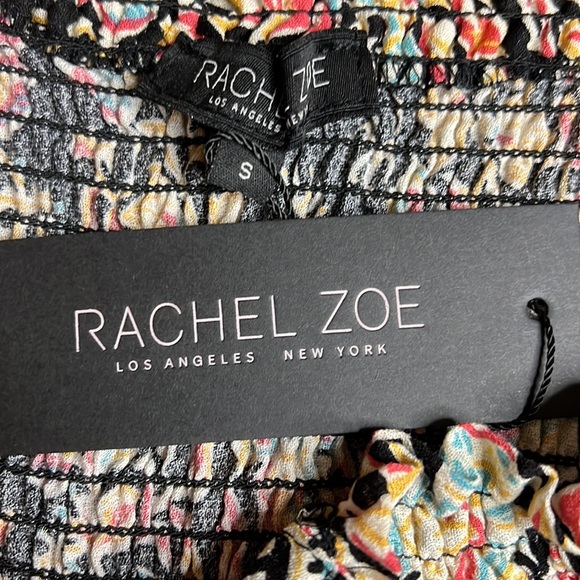 Rachel Zoe Smocked Tie Shoulder Tank Top - Picture 6 of 6